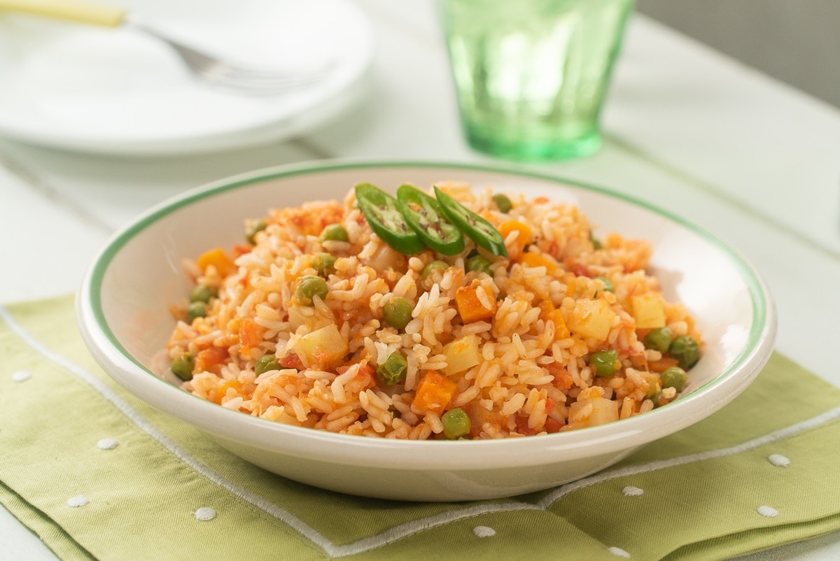 arroz ingrediente de la cocina mexicana
