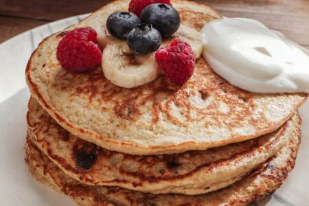 desayunos - hotcakes de platano