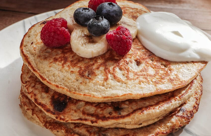 desayunos - hotcakes de platano
