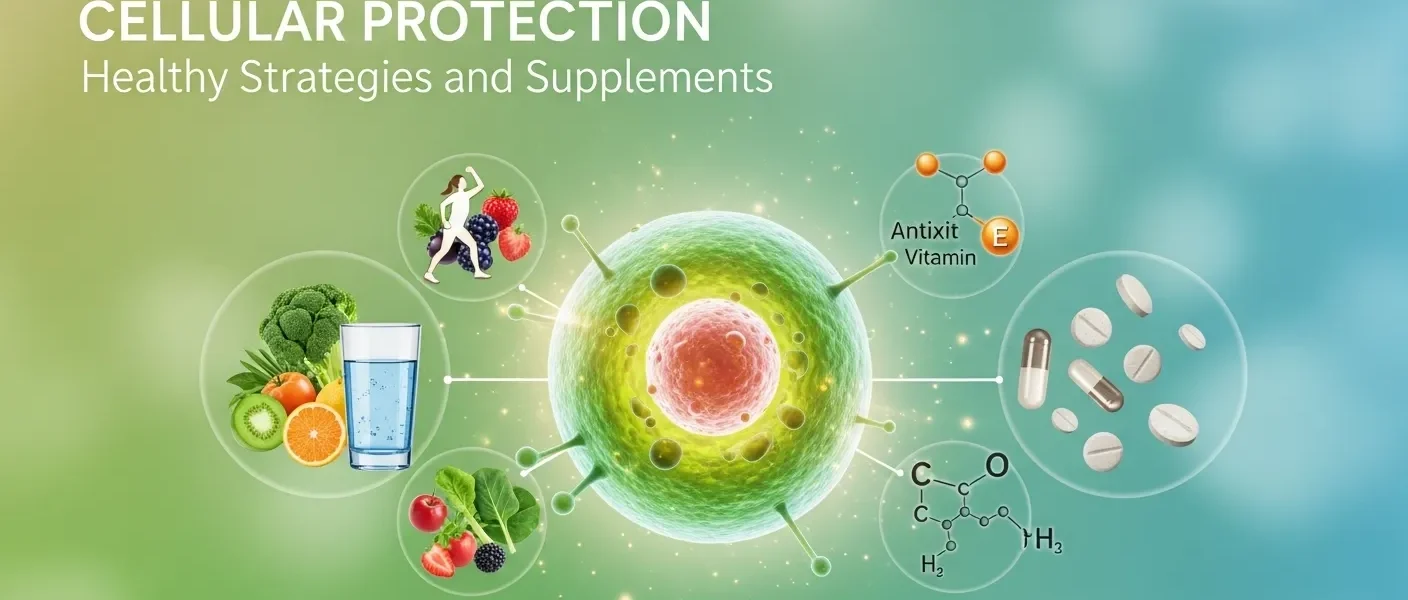 Protección celular: estrategias y suplementos saludables